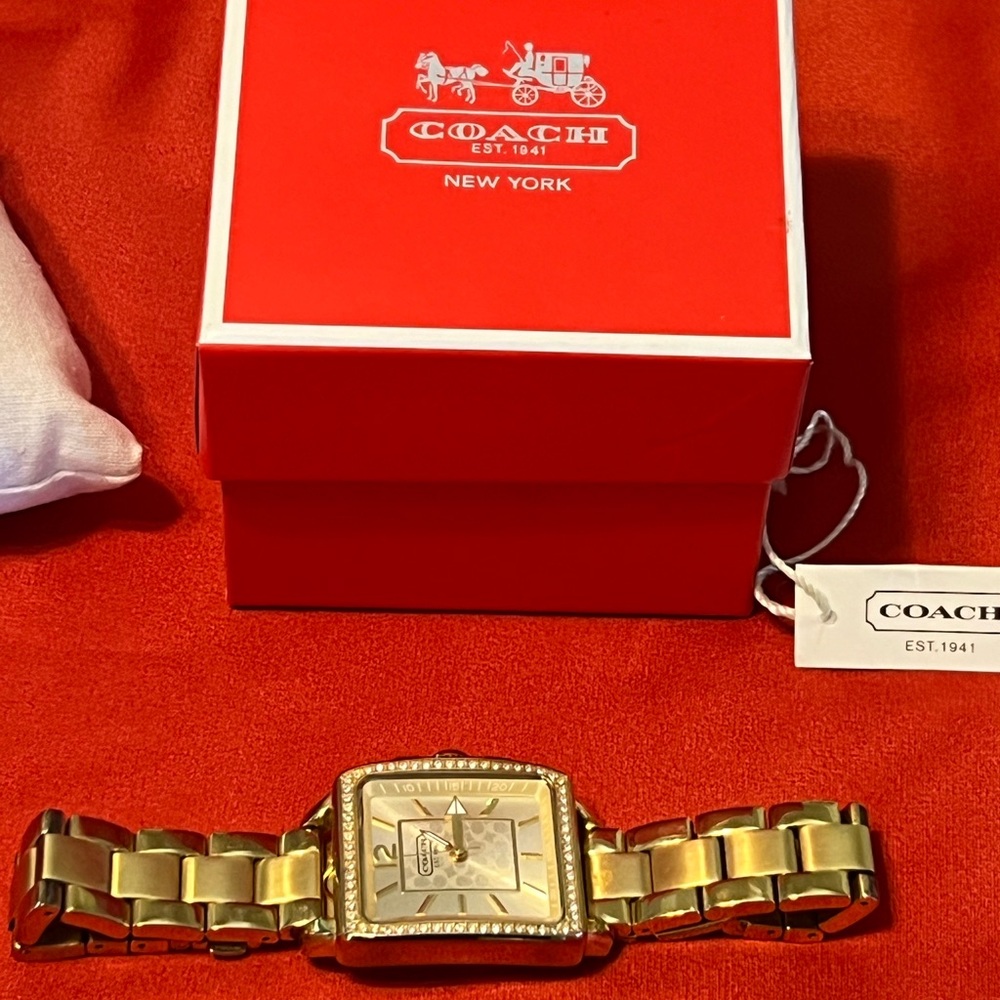 Ladies Coach Gold Watch